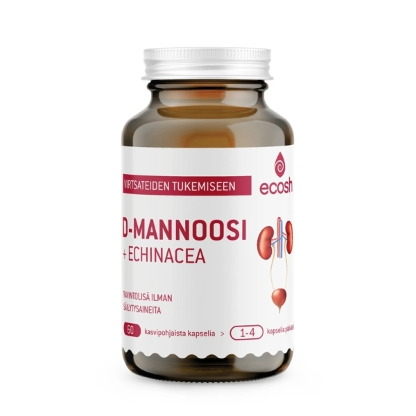 Ecosh D-mannoosi + Echinacea 60 kaps