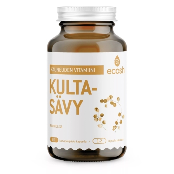 Ecosh Kultasävy kauneusvitamiini 90 kaps