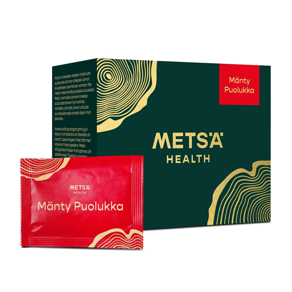 Metsä Health Mänty Puolukka -juomajauhe 20pss Metsä Health Mänty Puolukka -juomajauhe 20pss
