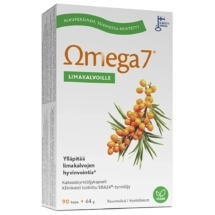 Omega7 SBA24 Kaksoistyrniöljy 90 kaps - Aromtech