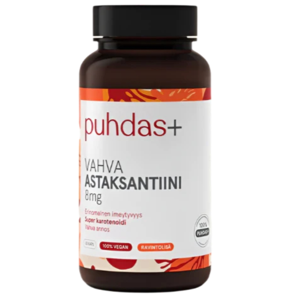 Puhdas+ Vahva Astaksantiini 8mg 60 kaps Puhdas+ Vahva Astaksantiini 8mg 60 kaps