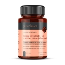 PureClinica Double strenght Vegan D3 + K2 125 µg & 200 µg 90 kaps