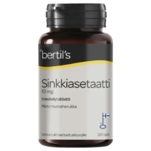Bertil's Sinkkiasetaatti 10 mg 120 tabl