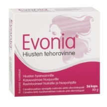 Evonia Hiusten tehoravinne 56 kaps