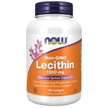 Sunflower lecithin 1200mg 100 kaps - Now Foods