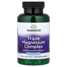 Triple Magnesium Complex 400 mg 100 kaps - Swanson