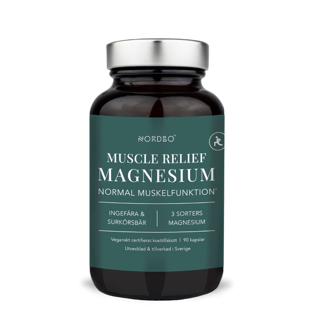 Nordbo Muscle Relief Magnesium 90 kaps Nordbo Muscle Relief Magnesium 90 kaps