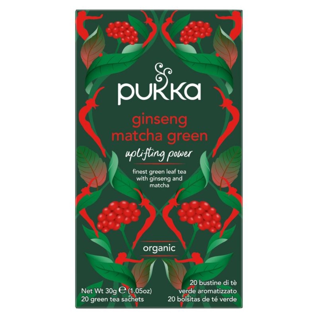 PUKKA Ginseng matcha green 20pss PUKKA Ginseng matcha green 20pss
