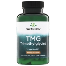 TMG Trimethylglycine 500mg 90 kaps - Swanson