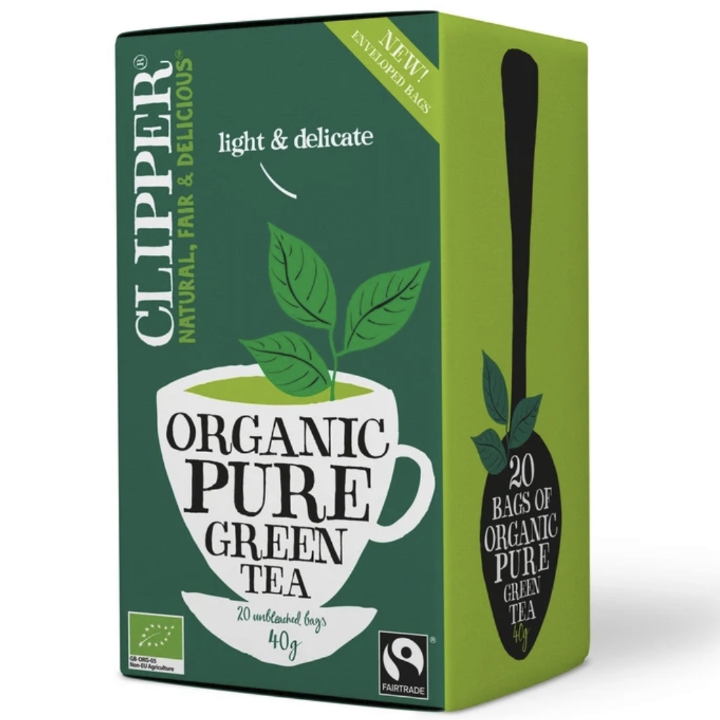 Clipper Organic Pure vihreä tee 20 pss - Aduki Clipper Organic Pure vihreä tee 20 pss - Aduki