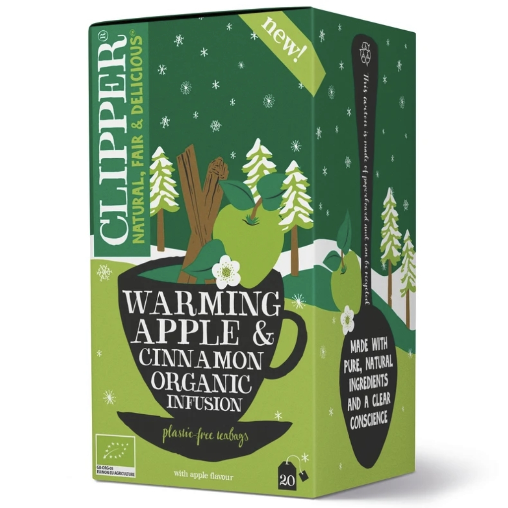 Clipper Warming apple & cinnamon organic infusion 20ps Clipper Warming apple & cinnamon organic infusion 20ps