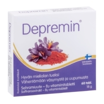 Depremin Sahrami + B2-vitamiini 60 tabl - Hankintatukku