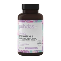 Puhdas+ Kollageeni-Hyaluron-C-vit 120 kaps
