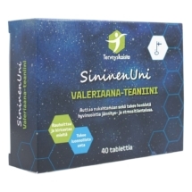 Terveyskaista Sininen Uni Valeriaana-teaniini 40 tabl