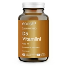 Ecosh Liposomaalinen D3-vitamiini 100µg 90 kaps