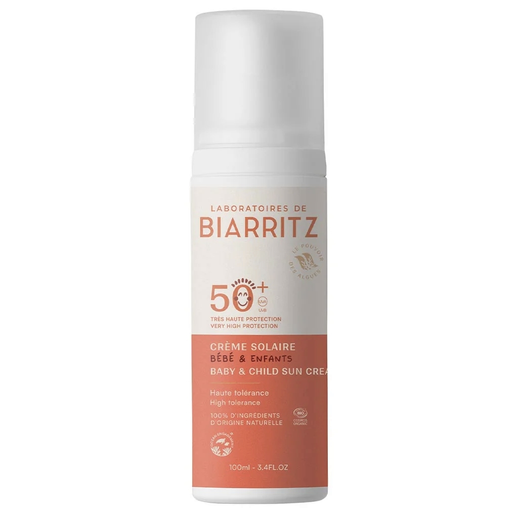 Laboratoires de BIARRITZ SPF50+ Aurinkovoide lapsille 100 ml Laboratoires de BIARRITZ SPF50+ Aurinkovoide lapsille 100 ml