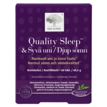 New Nordic Quality Sleep & Syvä uni 60 tabl