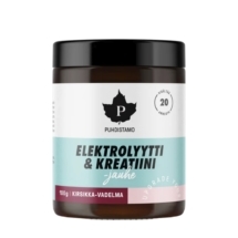 Puhdistamo Elektrolyytti & Kreatiini Kirsikka-Vadelma 100g