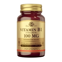 Solgar B1-vitamiini 100 mg 100 kaps