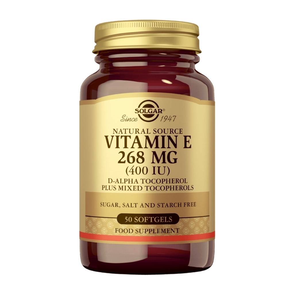Solgar E-vitamiini 268mg 50 kaps Solgar E-vitamiini 268 mg 50 kaps