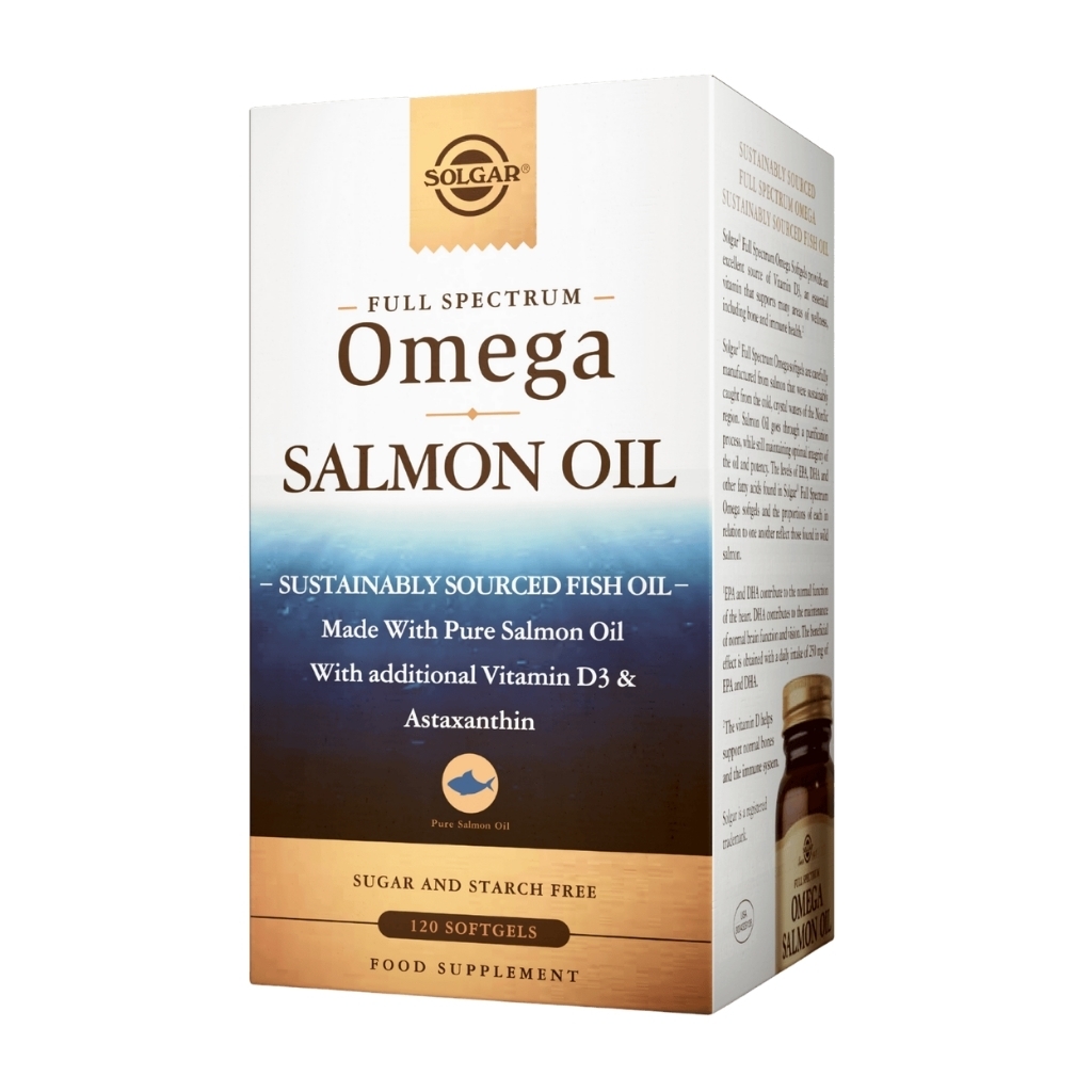 Solgar Full Spectrum Omega Salmon Oil 120 kaps