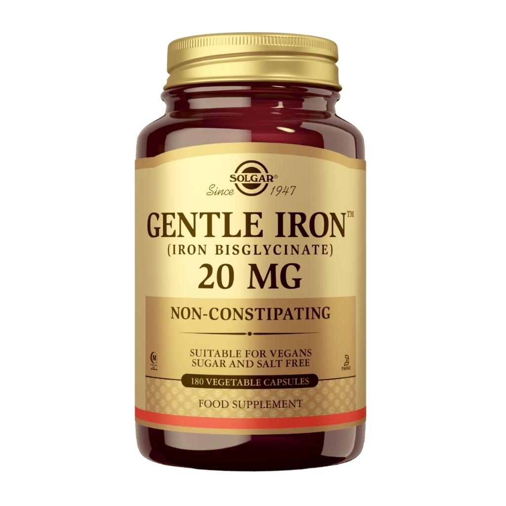 Solgar Gentle Iron 20mg 180 kaps Solgar Gentle Iron 20 mg 180 kaps