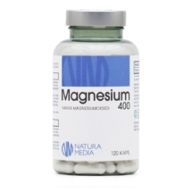 Natura Media Magnesium 400 mg 120 kaps
