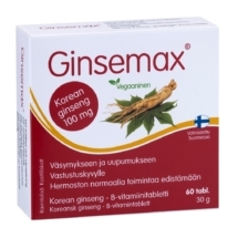 Hankintatukku Ginsemax 60 tablettia