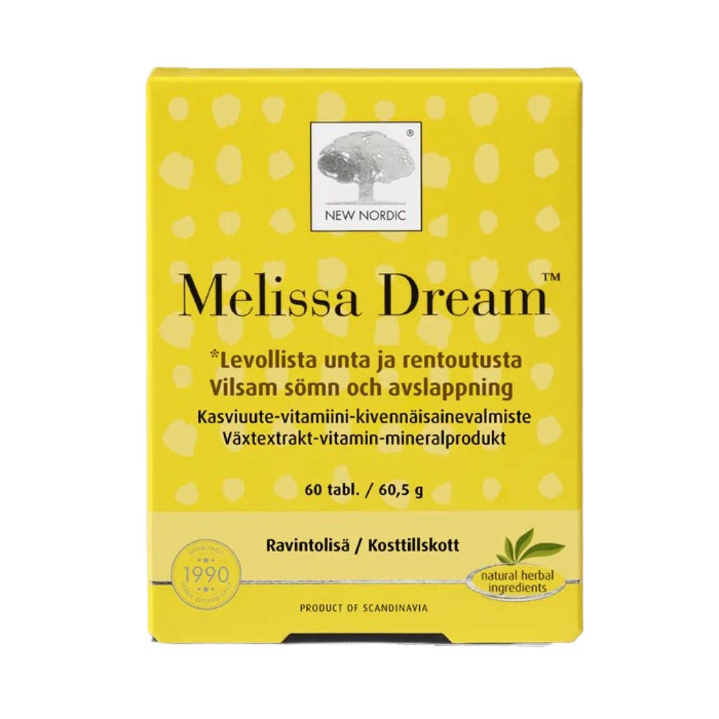 New Nordic Melissa Dream 60 tabl New Nordic Melissa Dream 60 tablettia