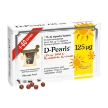 Pharma Nord D-Pearls 125 µg 120+40 kapselia