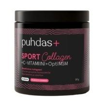 Puhdas+ Sport collagen C-vitamiini + MSM 260 grammaa