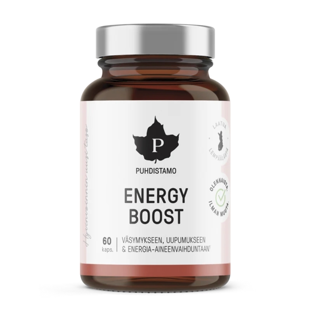 Puhdistamo Energy Boost 60 kaps Puhdistamo Energy Boost 60 kaps