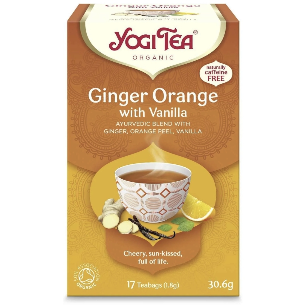 Yogi Tea Ginger Orange with Vanilla 17 pss Yogi Tea Ginger Orange with Vanilla 17 pss