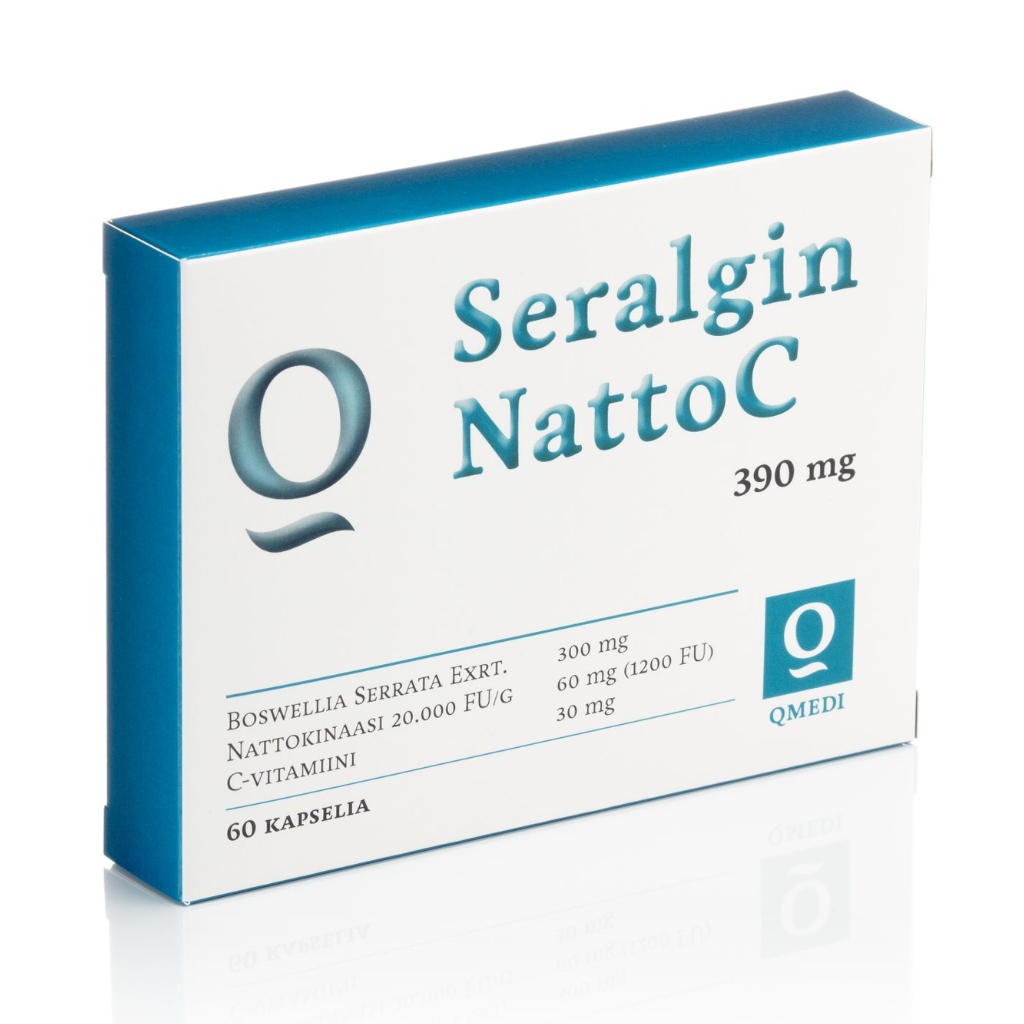 QMedi Seralgin Natto C 390 mg 60 kaps QMedi Seralgin Natto C 390 mg 60 kaps